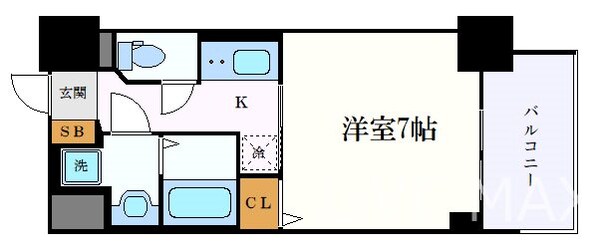 S-RESIDENCE浄心Eastの物件間取画像